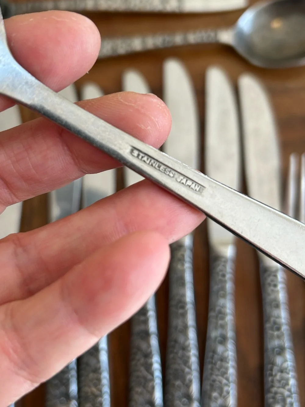 Hanford Forge SPRING LAKE Floral Stainless Japan flatware cutlery x14 pieces